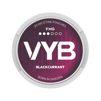 VYB Blackcurrant 9mg Nicotine Pouches