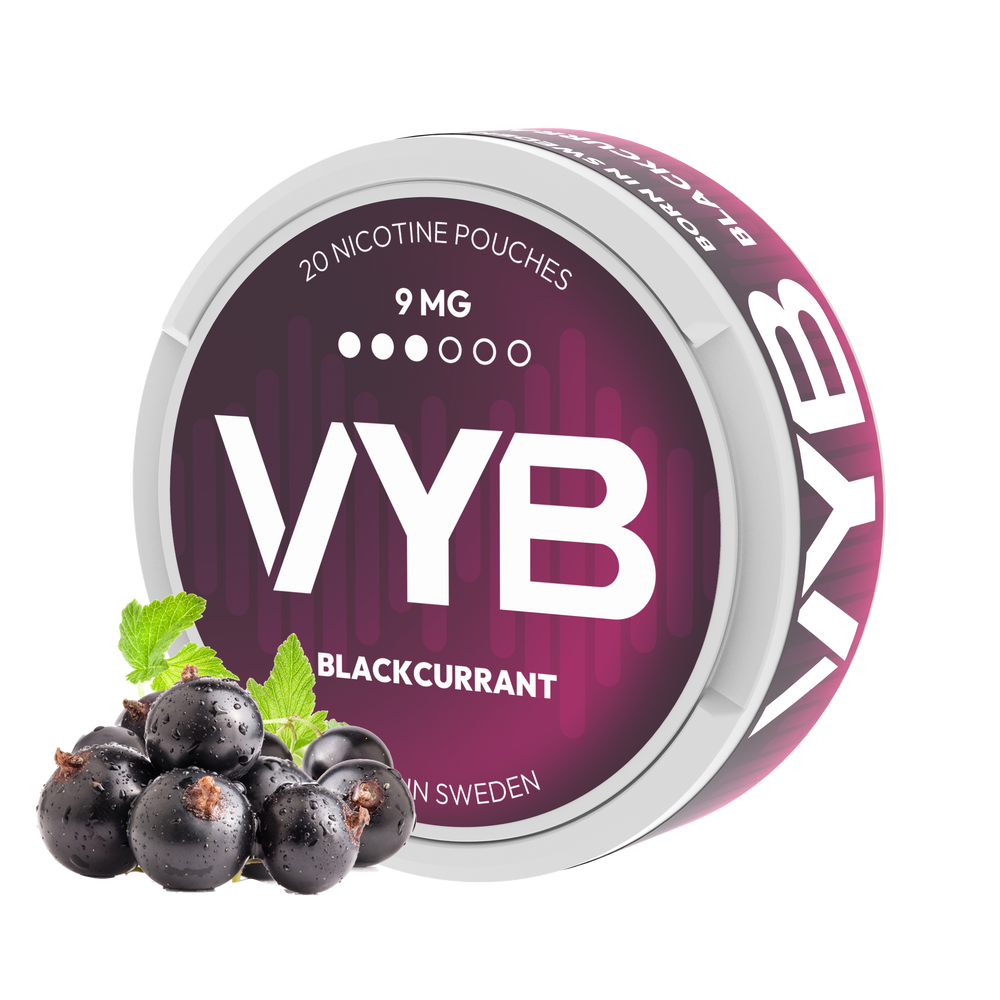 VYB Blackcurrant 9mg Nicotine Pouches