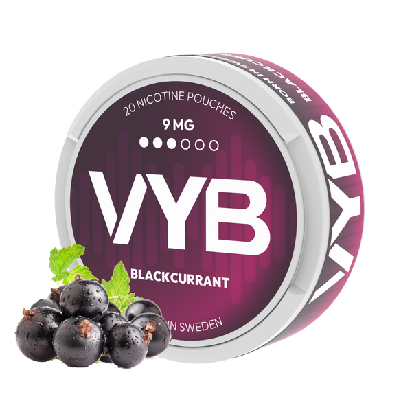 VYB Blackcurrant 9mg Nicotine Pouches