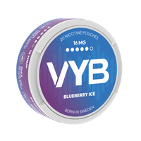 VYB Blueberry Ice 16mg Nicotine Pouches