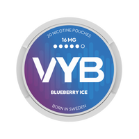 VYB Blueberry Ice 16mg Nicotine Pouches