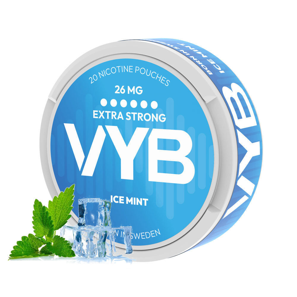 VYB Ice Mint 26mg Nicotine Pouches (Extra Strong)