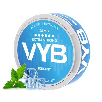 VYB Ice Mint 26mg Nicotine Pouches (Extra Strong)