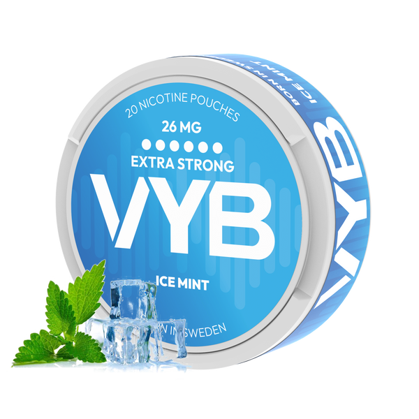 VYB Ice Mint 26mg Nicotine Pouches (Extra Strong)