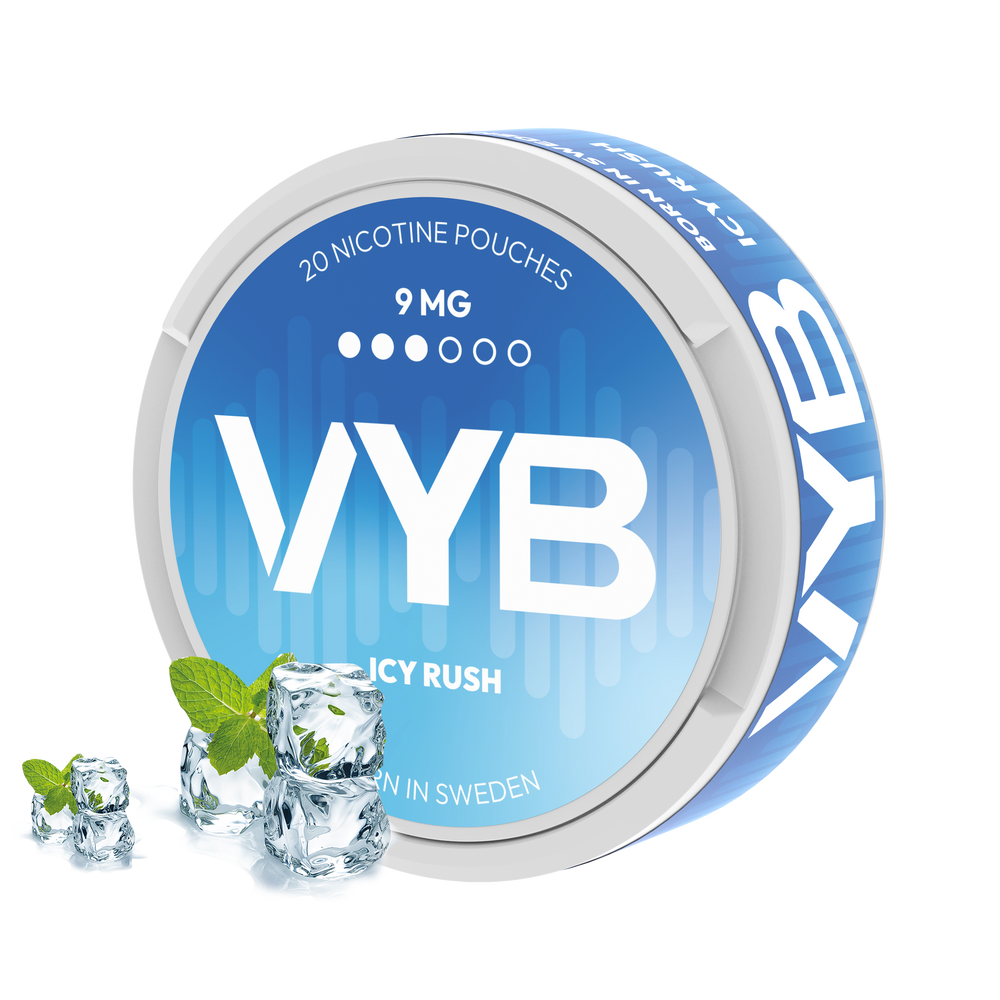 VYB Icy Rush 9mg Nicotine Pouches
