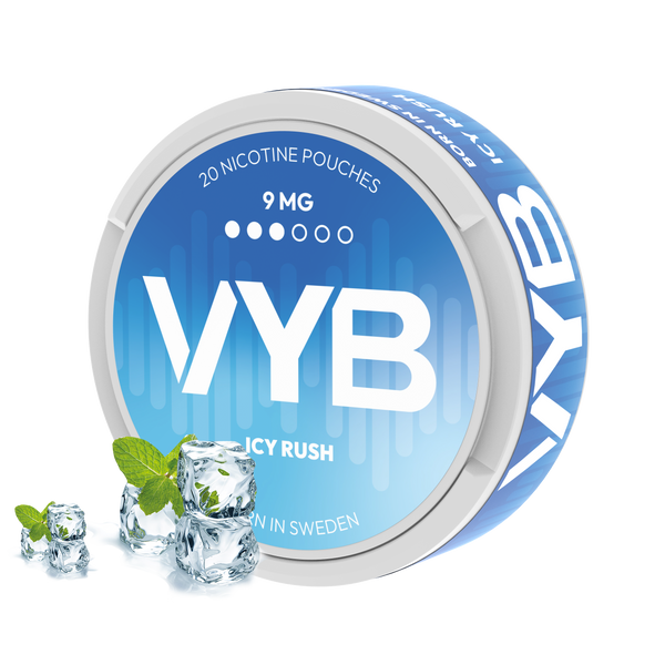 VYB Icy Rush 9mg Nicotine Pouches