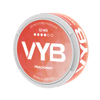 VYB Peach Mint 12mg Nicotine Pouches