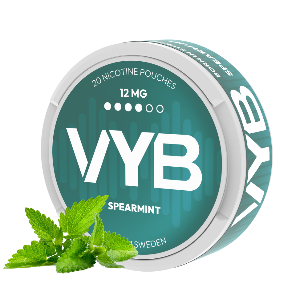 VYB Spearmint 12mg Nicotine Pouches