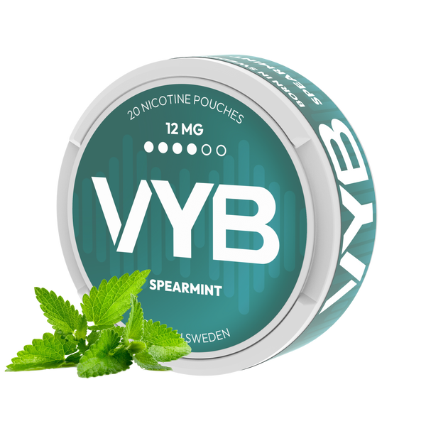 VYB Spearmint 12mg Nicotine Pouches