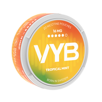 VYB Tropical Mint 16mg Nicotine Pouches