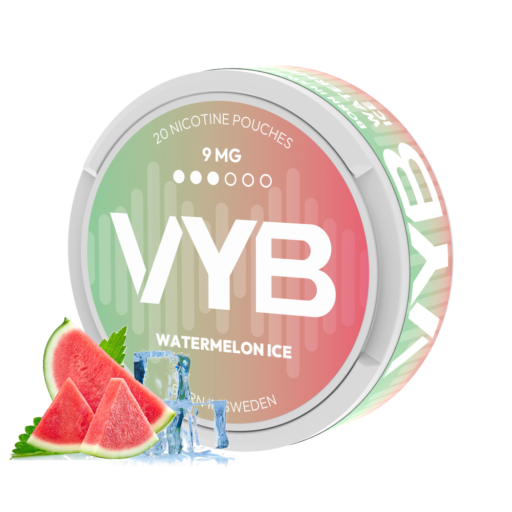 VYB Watermelon Ice 9mg Nicotine Pouches