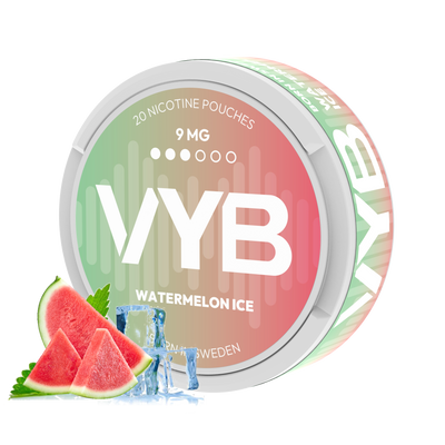 VYB Watermelon Ice 9mg Nicotine Pouches